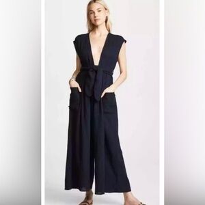 Mara Hoffman Whitney gauze jumpsuit